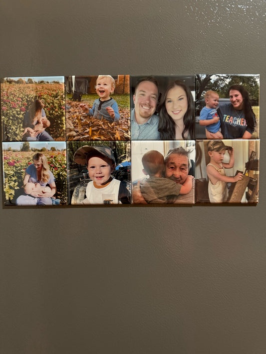 3" Square Magnet (set of 8)