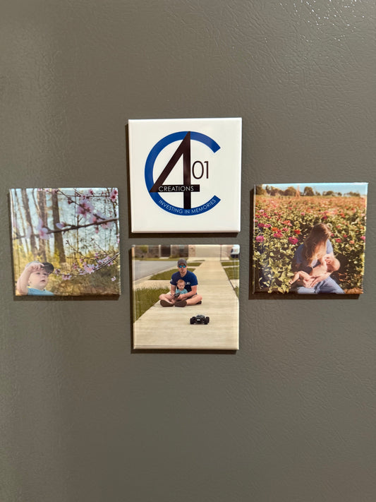 3" Square Magnet (set of 4)